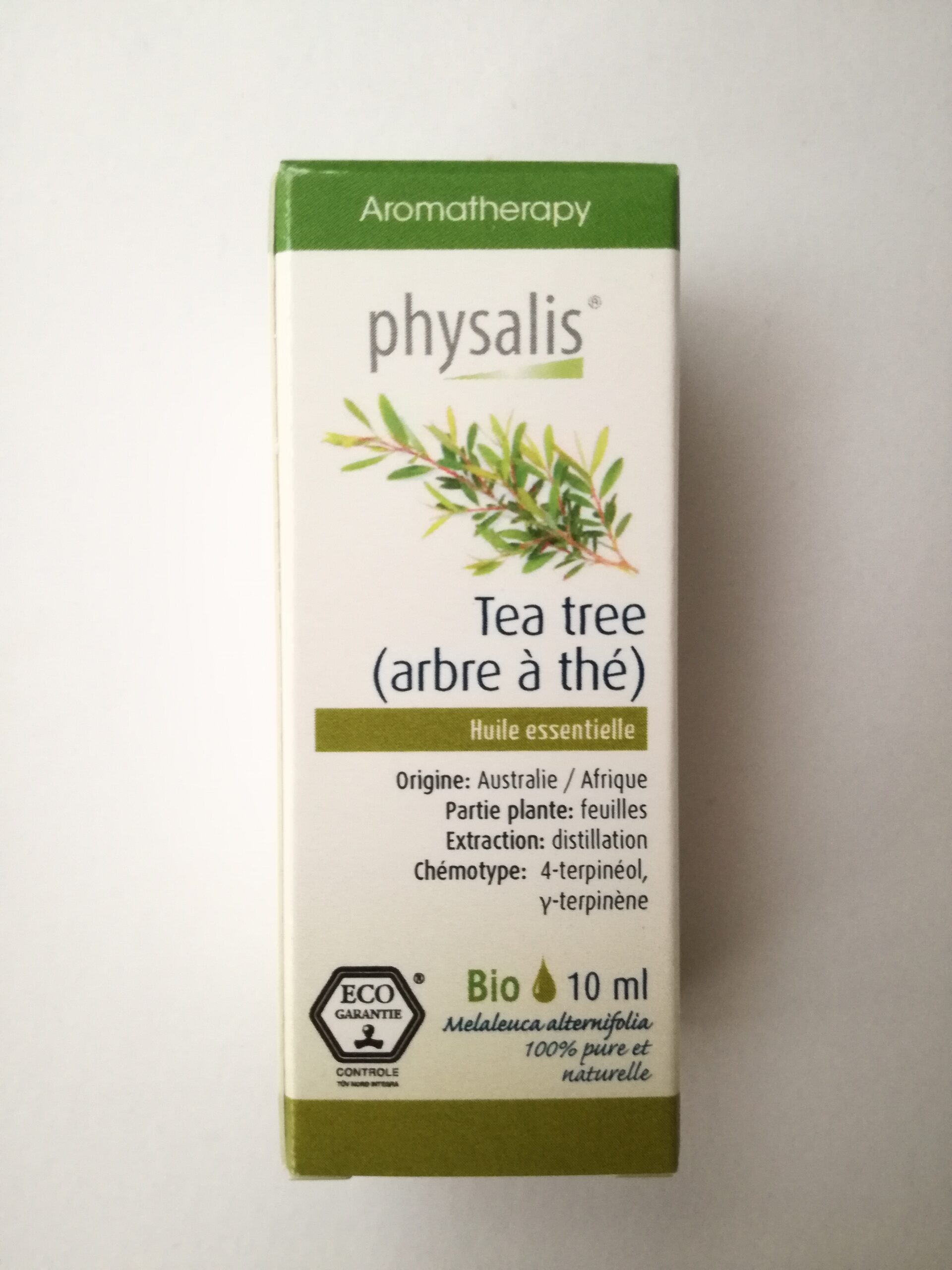 Huile essentielle BIO Tea tree (Arbre à thé) Contenance 10ml